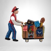 Vintage Dept. 56 'We're Goin By Train' Collectible Figurine - Nostalgic Holiday Delight