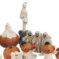 Collection of 13 Small Halloween Figurines