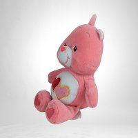 2002 Care Bear 8" Love A Lot Bear Plush Toy - Heartwarming Huggable Friend