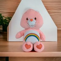 2002 Care Bears Cheer Bear 8" Plush Toy - Positively Adorable Pal