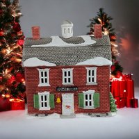 1986 Dept. 56 "Brick Town Hall" - New England Village Collectible