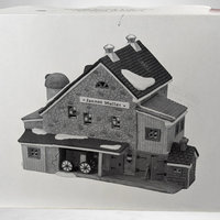 1989 Dept. 56 "Jannes Mullet Amish Farmhouse": Vintage New England Village Collectible