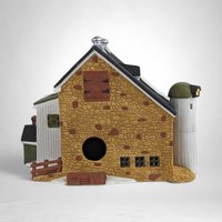 1989 Dept. 56 "Jannes Mullet Amish Farmhouse": Vintage New England Village Collectible