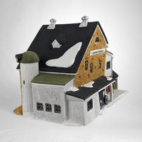 1989 Dept. 56 "Jannes Mullet Amish Farmhouse": Vintage New England Village Collectible