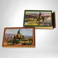 Vintage Congress Cowboy Playing Cards - Set of 2 Decks for Classic Card Game Enjoyment