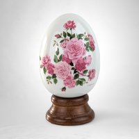 1988 Avon Porcelain Egg: Summer's Roses 
