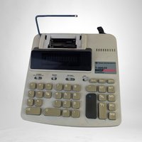 Vintage Texas Instruments TI-5045 SV Adding Machine - Retro Office Calculator