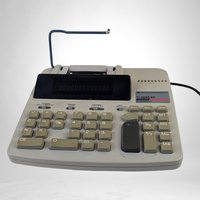 Vintage Texas Instruments TI-5045 SV Adding Machine - Retro Office Calculator