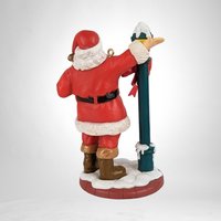 1994 Coca Cola Santa at the Lamp Ornament - Vintage Holiday Collectible