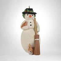 2001 Hallmark Nature's Sketchbook My First Snowman Ornament