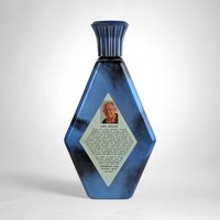 Nautical Elegance: Empty 1975 Jim Beam James Lockhart Blue Sailfish Decanter - Vintage Whiskey Collectible