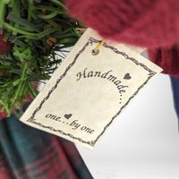 Pair of Handmade 19" Dolls Unlimited Carolers: Charming Artistry for Festive Decor