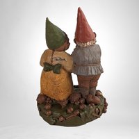 1983 Tom Clark Martha and Jay 8" Sculpture - Signed Vintage Collectible Gnome Couple