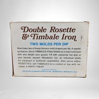 Nordic Ware Vintage Double Rosette and Timbale Iron