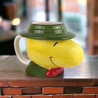 Vintage Woodstock Head Ceramic Mug (Small Chip on Bottom)