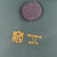 2003 Hawthorne Village Philadelphia Eagles Station Village Building - Eagles Pride for Your Holiday Display! (Chip on a Tree)