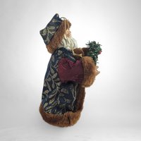 Vintage Charm: 6-inch Santa Ornament/Small Tree Topper