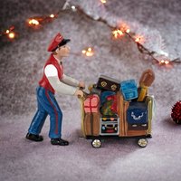 Vintage Dept. 56 'We're Goin By Train' Collectible Figurine - Nostalgic Holiday Delight