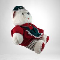 Vintage 1992 Kmart Plush Girl Teddy Bear: Adorable Collectible Plush Toy