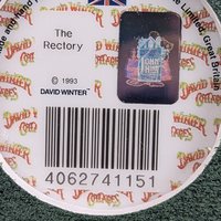 1993 David Winter The Rectory Cottage Village Figure - Collectible Miniature