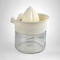 Vintage Gemco Glass Juicer with Plastic Lid - Kitchen Nostalgia