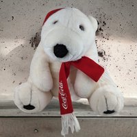 1993 Coca-Cola 13" Plush Polar Bear