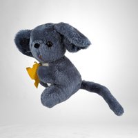 1973 Dakin Plush Mouse with Cheese