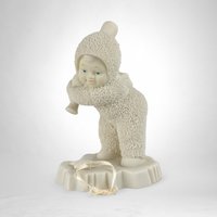 1999 Dept. 56 Snowbabies 'Batter Up' Baseball Figurine - Charming Collectible