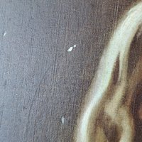 1941 Head of Christ Kriebel & Bates Lithograph – Vintage Spiritual Artistry and Timeless Reverence