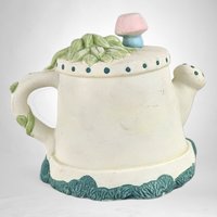 Vintage Ceramic Rabbit Teapot Music Box