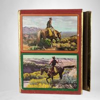 Vintage Congress Cowboy Playing Cards - Set of 2 Decks for Classic Card Game Enjoyment