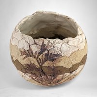 Handmade Candle Holder | Rustic Pottery | Unique Home Decor | 3" Tall x 4" Wide | Vintage