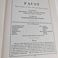1930 Gounod Faust Vocal Score Book by G. Schirmer: Vintage Musical Treasure