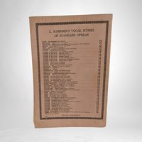 1965 Puccini La Boheme Music Book by G. Schirmer