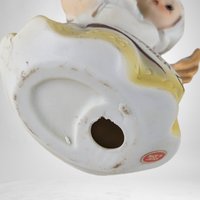 Vintage Ceramic Birthday Month November Angel Figurine - Charming Collectible