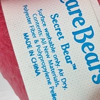 2004 Care Bears 8" Secret Bear Plush Toy