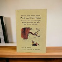 1971 1st Printing Stories and Poems About Pooh and His Friends by A.A. Milne