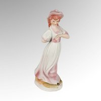 Vintage Ceramic Pinkie & Blue Boy Figurines (6")