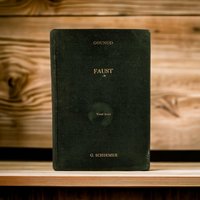 1930 Gounod Faust Vocal Score Book by G. Schirmer: Vintage Musical Treasure