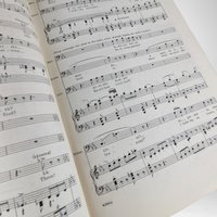 1965 Puccini La Boheme Music Book by G. Schirmer