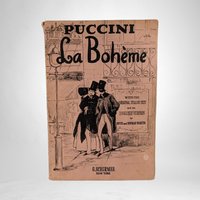1965 Puccini La Boheme Music Book by G. Schirmer