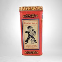 Pair of Bristolware Small Cracker Jack Tins