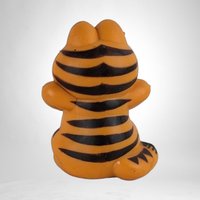 1981 Garfield Figurine with Pink Bow Tie - United Features Syndicate Collectible