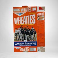 Vintage Pair of 1987 Wheaties Cereal Boxes | Minnesota Twins Tribute | Collectible Sports Memorabilia