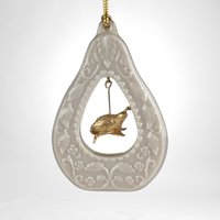 Vintage Lenox Partridge In A Pear Tree Ornament