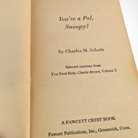 1972 You're a Pal SNOOPY Softcover Book, Charles M. Schulz