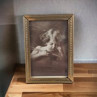 1887 MB Parkinson Cupid Asleep Small Print (3.5"x2.5")