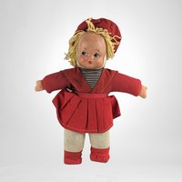 Fair Condition 1920s Sawdust Sailor Girl Doll