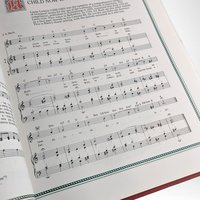 1991 A Treasury of Christmas Carols Music Book, Jerry Silverman