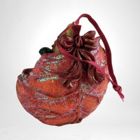 Christopher Radko Floating Leaf Santa Ornament, Woodland Winds